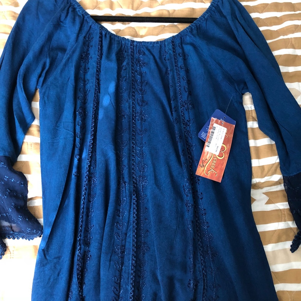 Indigo Dye Denim Top